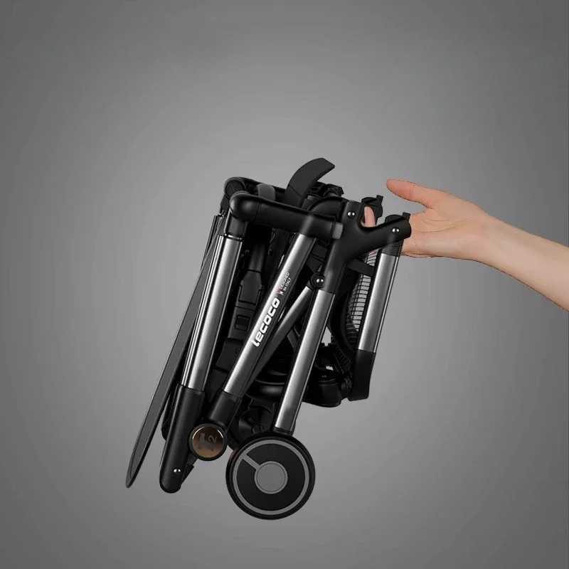 Portable Ultra Light Baby Stroller Four-wheel Foldable Baby carriage Travel Pram Multifunction trolley car for 1-3 years oldXJ250306