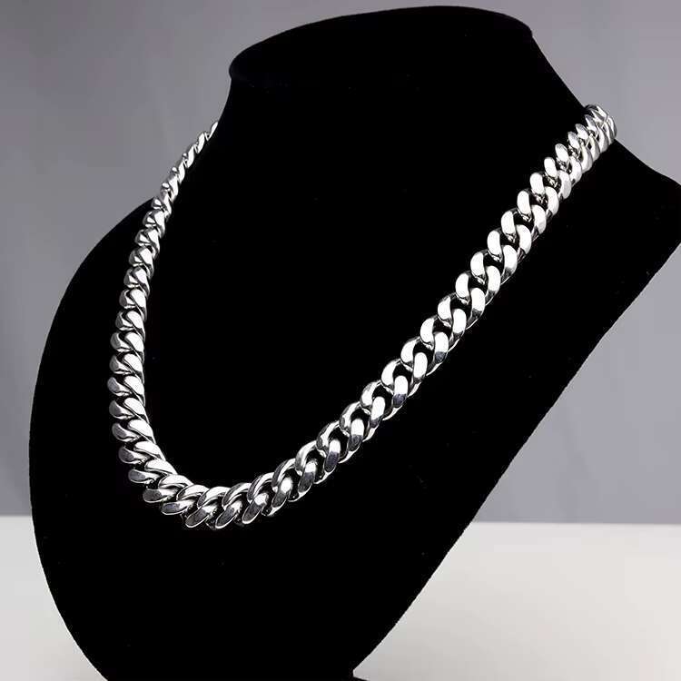 Custom-made hip-hop jewelry necklace 12MM