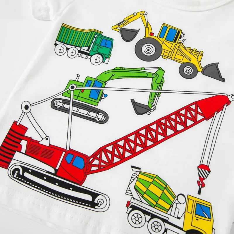 New Summer Korean Version of Childrens Short-sleeved T-shirt in The Children Modal Top Tide Boy Girl ClothesT250306