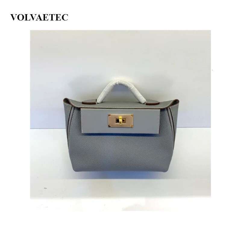 VOAETEC Real Leather Women's High Sense 2025 New Commuter Versatile Dumpg Texture Portable Shoulder Messenger Bag