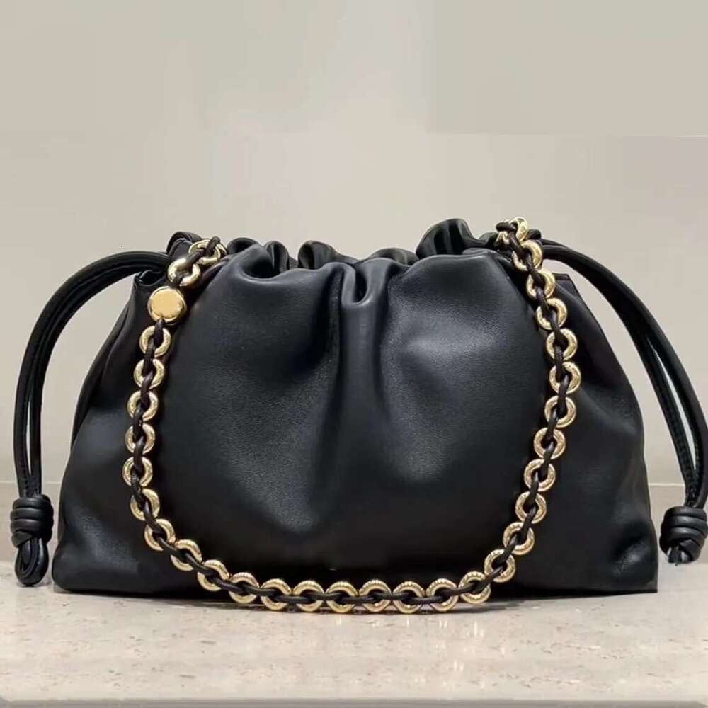 Shoulder bag luxury senior designer cross-span bag genuine leather handbag women's removable chain dumpling bag envelope bag ec2