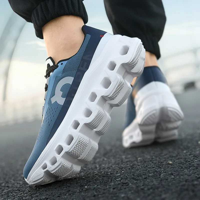 Fl Palm Carbon Plate Running Youth Shock-absorbing Outdoor Mountaineering Sneakers Thick Soles Increase Mesh Racing Shoes For Z250411