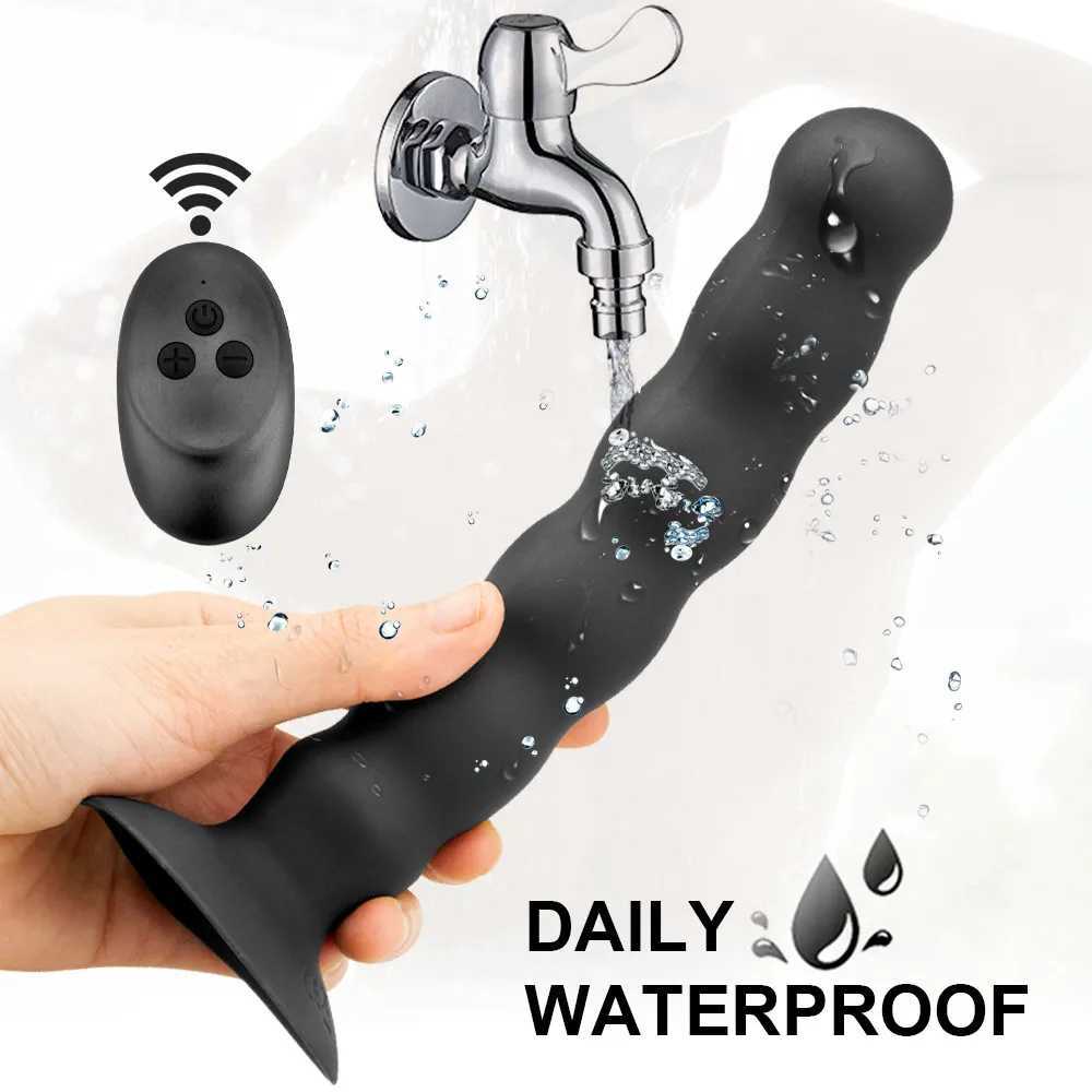 Vibrator Wireless Prostate Massage Stimulator Vibrator Sex Toys Mens Butt Plug Sucker Song Womens Adult SDF Sex ShopXJ250306