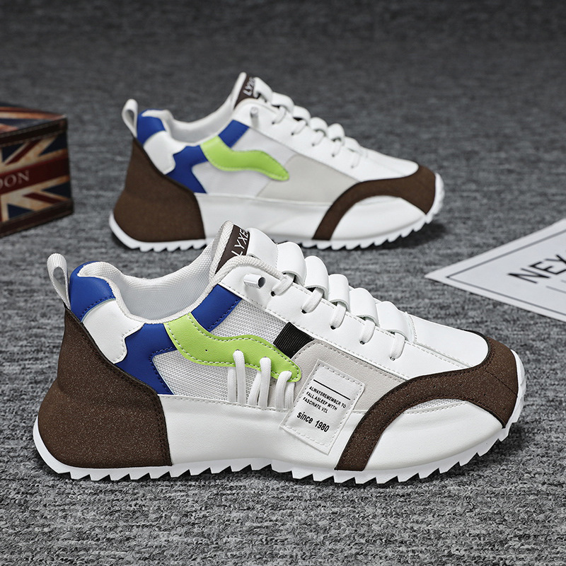 2025 Designer Shoes European Station Men's Shoes Autumn Breathable Cross border Large Sports and Leisure Shoes Bag Bottom Shoes Fashion Trend
