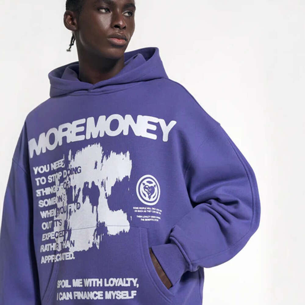 Autumn and Winter New Personalized Trendy Street Hip Hop Versatile Casual Design Hoodie gift for man