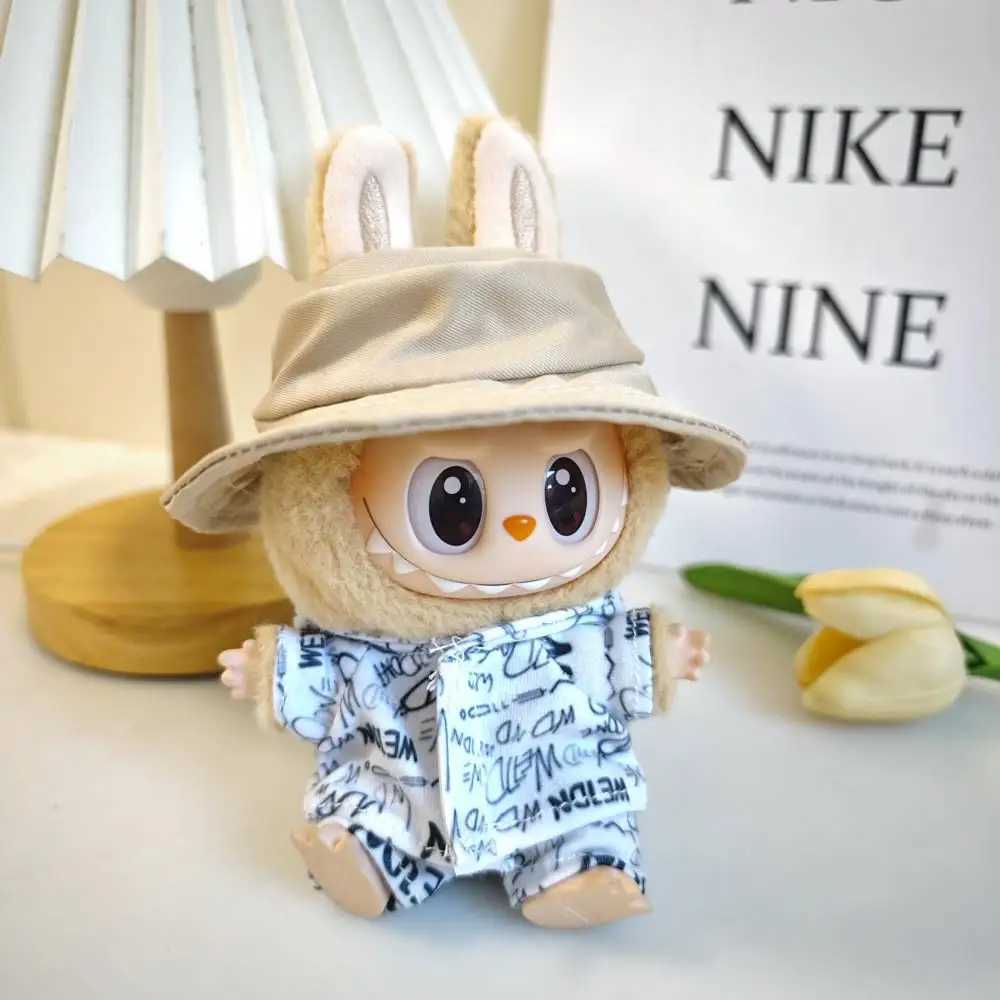 Mini Plush DollS Clothes Outfit Accessories For Korea Kpop Exo Labubu V1 V2 Idol sitting party Goose trendy plush Clothing GiftT250306
