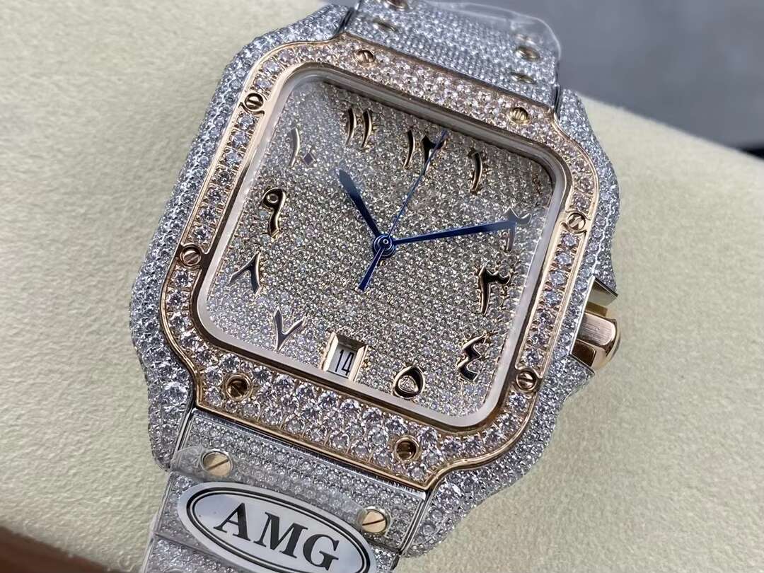 Design nical VVS Moissanite Zircon Watch