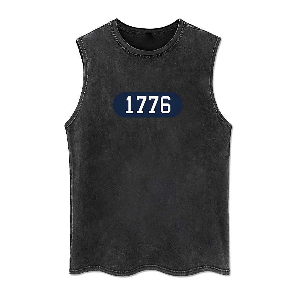 Skull Bones Sleeveless Tops Washed Retro Tank Top Animal Vintage Tank Tops Summer Black Tshirt Streetwear T-shirt Unisex Y2k TeeT250318