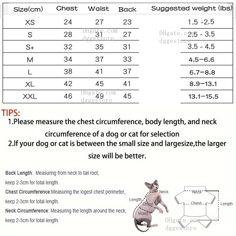 Designer Style Sphynx Hairless Cat Fashion Breathable Summer Cotton Shirts Pet Clothes,Round Collar Vest Kitten Shirts, Hairless Cats Apparel XL
