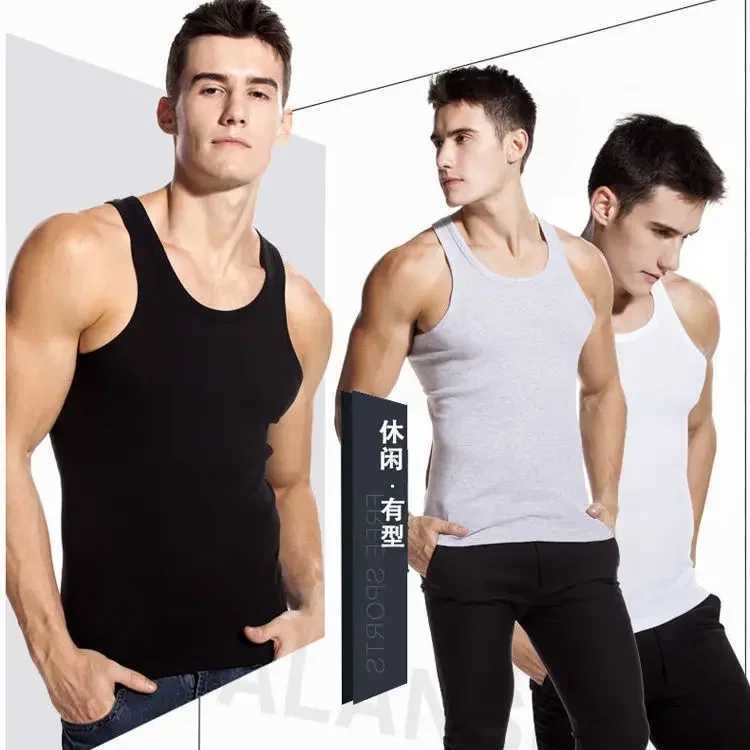 Mens Workout Tank Tops 3 Pack Quick Dry Gym Muscle Tee Training Sports Fitness Bodybuilding Sleeveless T Shirt Gym ClothingT250318