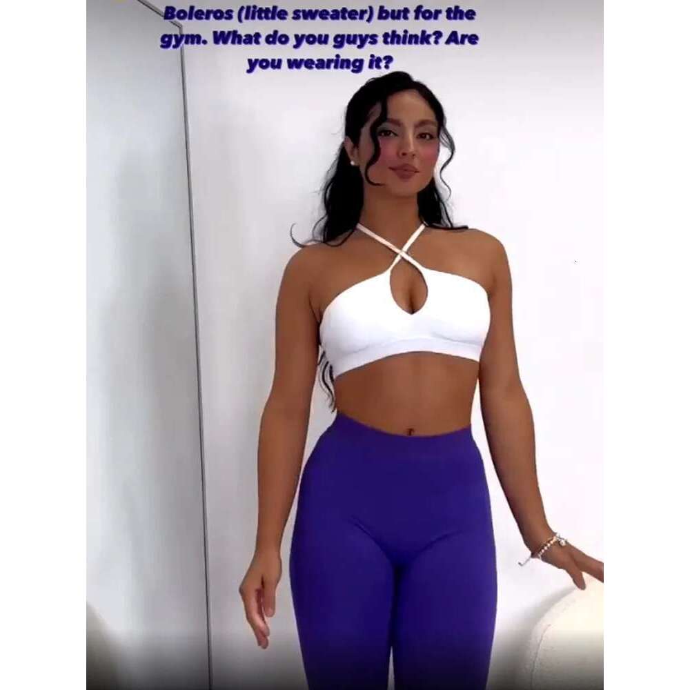 New Gym Top Training Clothes Stretch Women Underwear Fiess Workout Cross Yoga Sexy Sports Bra KLMY