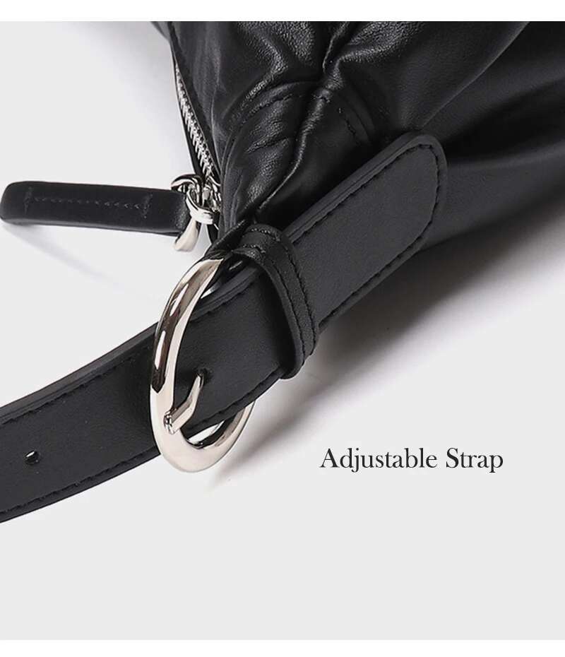 Lazy Style Natural Lambskin Women Underarm Shoulder Dumpg High Quality Leather Patchwork Female Crossbody Hobo Bag