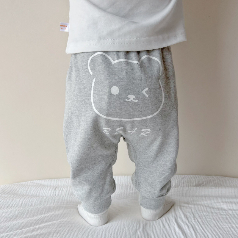 Ddmyshoesvip Baby S PP Spring Autumn Bound Feet Both Men Women Baby S Big Butt Made Of Pure Cotton Loose Fitting And Worn Outside Haren Pants For Year