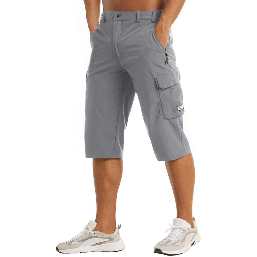 Hot selg products, five point beach pants, summer casual, loose, refreshing, breathable sports pants for men, 2025 new casual fashion trend clothing