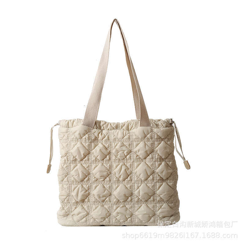 New Korean Fashion Cloud Linggetote Underarm Down Shopping Large Capacity Commuter One Shoulder Women's Bag