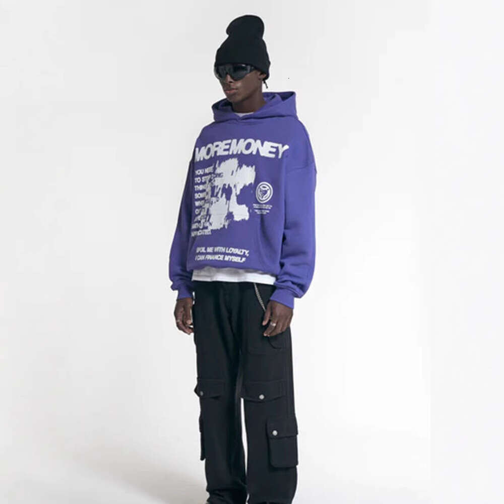Autumn and Winter New Personalized Trendy Street Hip Hop Versatile Casual Design Hoodie gift for man
