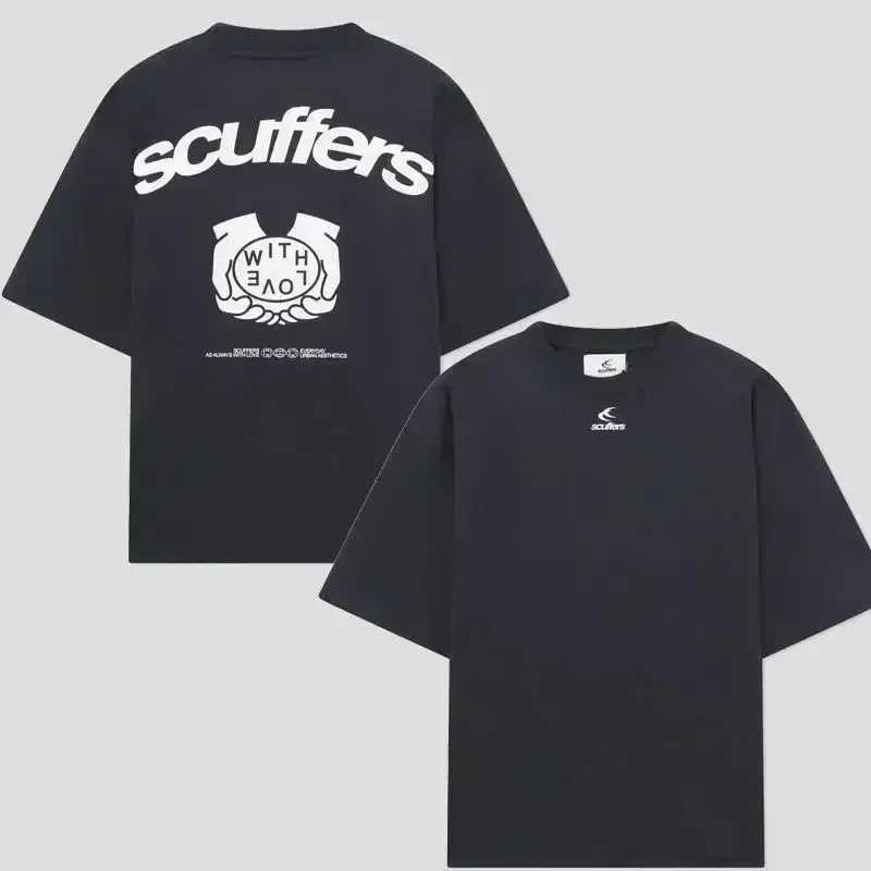 Harajuku Scuffers Short-sleeved Womens Sweatshirt Gothic Korean New Gothic Oversized T-shirt Street Top Trash Y2k Clothes X250306