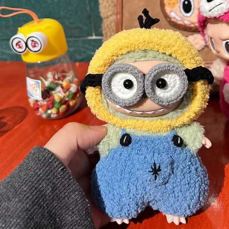 Hot 17cm Labubu Doll Only Clothes Fashion Clothes Hoodies Doll Clothes Color Doll Accessories Cute Decoration Little Clothes T250306