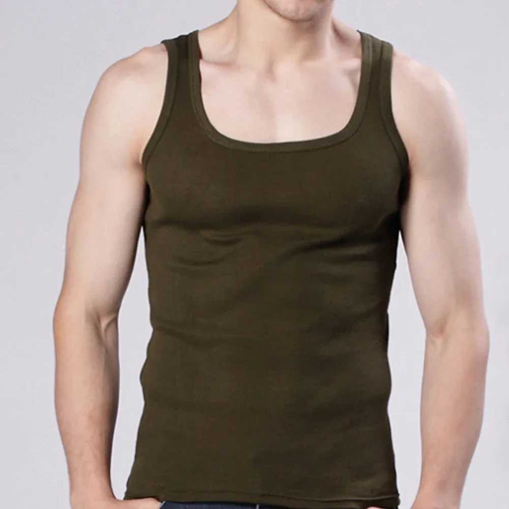 Mens Underwear Cotton Casual Tank Top Men High Quality Bodybuilding Singlet Sleeveless Slim Fit Vest Men Tank TopsT250318