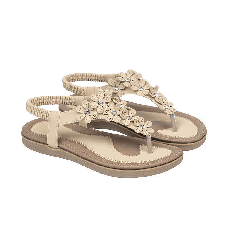 Yasirun New Bohemian Casual Water Diamond Women's Shoes Flat Sandals Wedge Fashion Women 0001