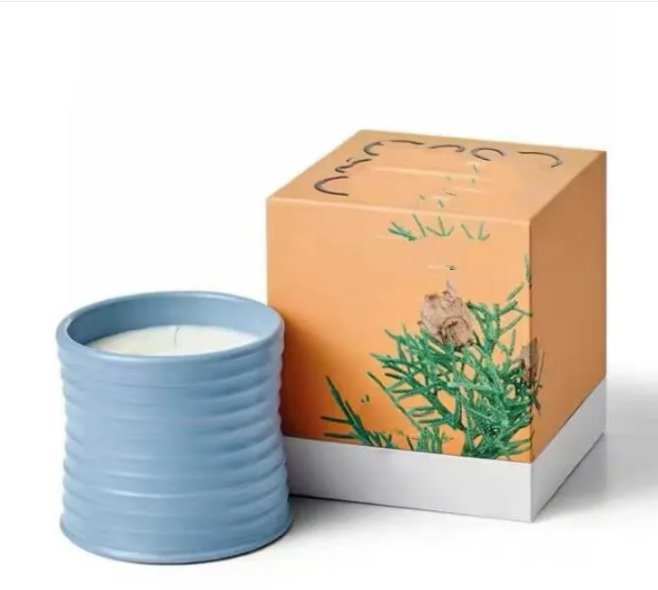 Spain Scented Candles Pottery Jar Top Quality Fragrance Candle ivy Aromatherapy Gift Box Home Decoration Festivals Gift