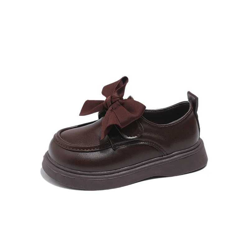 Baby Girls Leather Shoes Comfortable Children Lightweight Soft-soled Flat Shoes Spring Autumn Kids Princess Shoes Size 23-35T250306