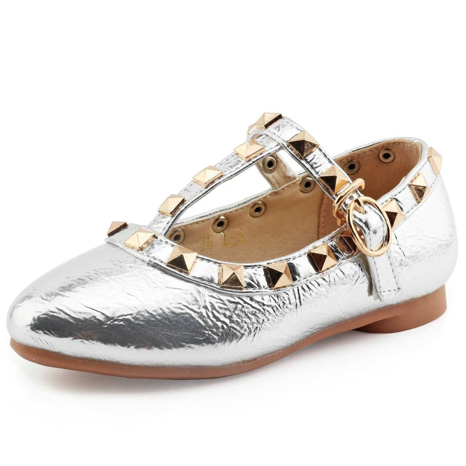 CCTWINS KIDS spring autumn girls brand for baby shoes stud Single shoes children sandal toddler princess flats party Dance shoesT250306