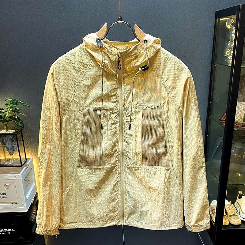 Fashion Cool Sun Protection For Men2024new Summer Lightweight Breathable Professional Sun-Protective Clothing Outdoor F