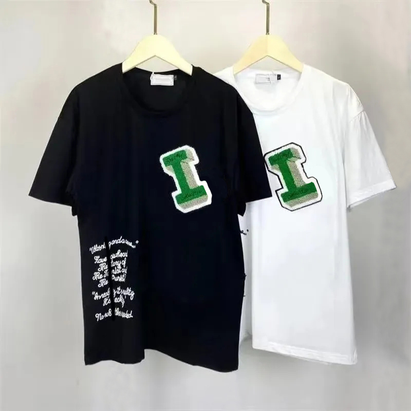 Designer T-shirt homme femme unisexe couple mode ample coton manches courtes imprimé lettres hip hop streetwear t-shirt décontracté tailles S à 3