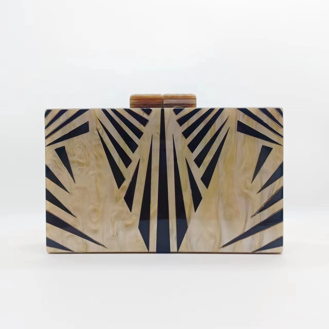 2022 Summer Dinner Zebra Pattern Trendy Single Shoulder Chain Bag For Women Vintage lucite evening bag