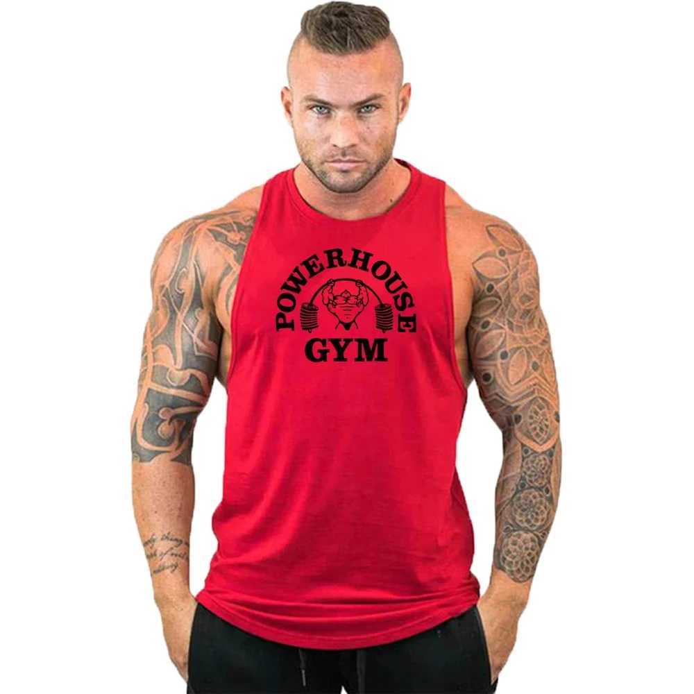 Gym Top Men Shirt Man Fitness Mens Clothes Vest Singlets T-shirts Clothing Bodybuilding Stringer Vests Muscular Singlet TopsT250318