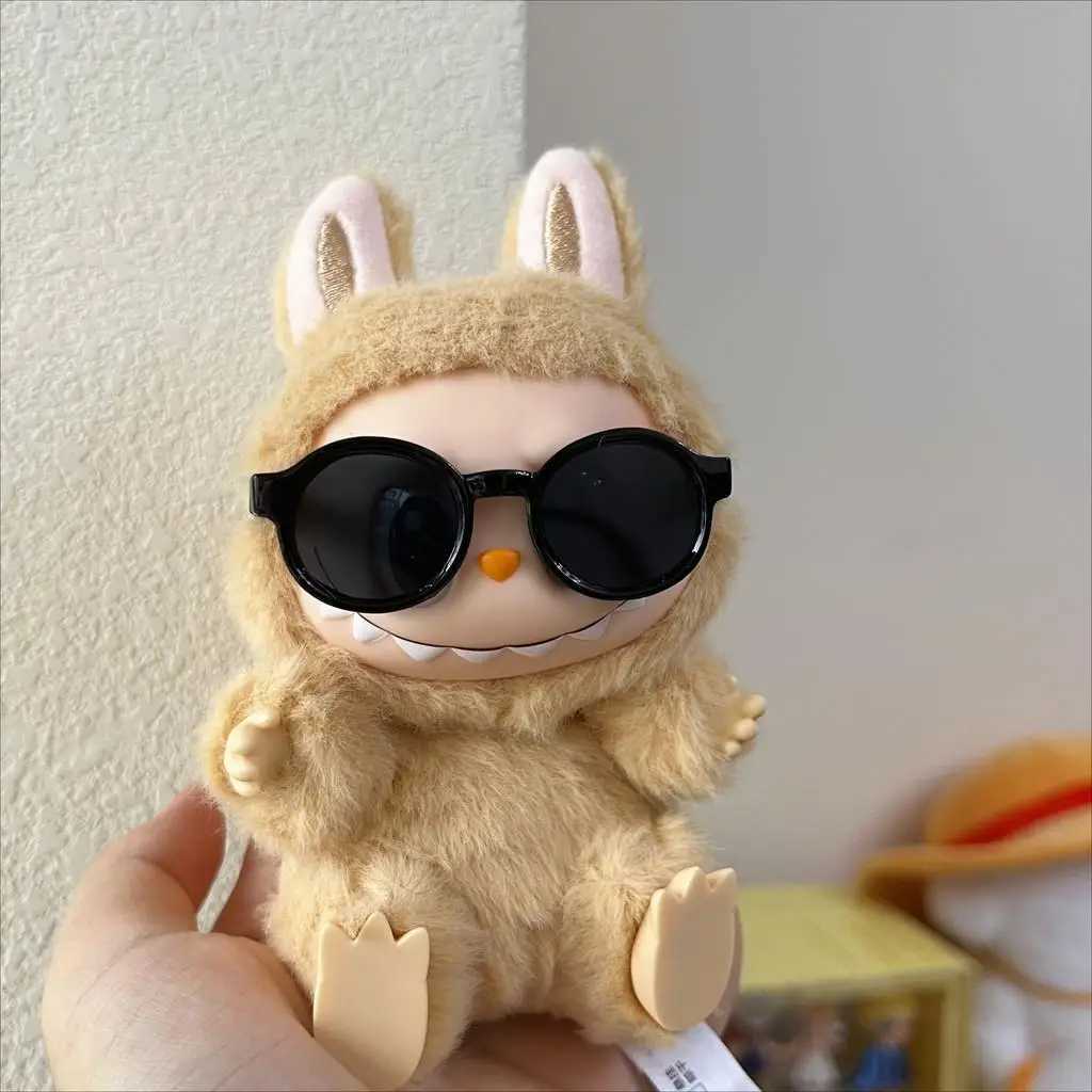 17cm Mini Plush DollS Clothes Outfit Accessories For Korea Kpop Exo Labubu Idol glasses sunglasses Clothing GiftT250307
