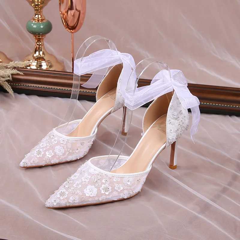 Large Size 2025 Summer Cfort Shoes for Wen High Heel Sandals Suit Fem Beige Big High-heeled Girls Wedding Pointed C Y250306