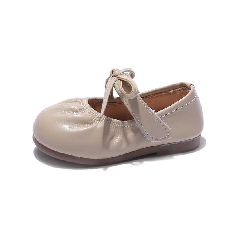 Spring New Children Flat Shoes Bowknot Cover Toe Light Kids Casual Shoes 2024 Fashion Non-slip Leisure Comfy Boys Girls ShoesT250306