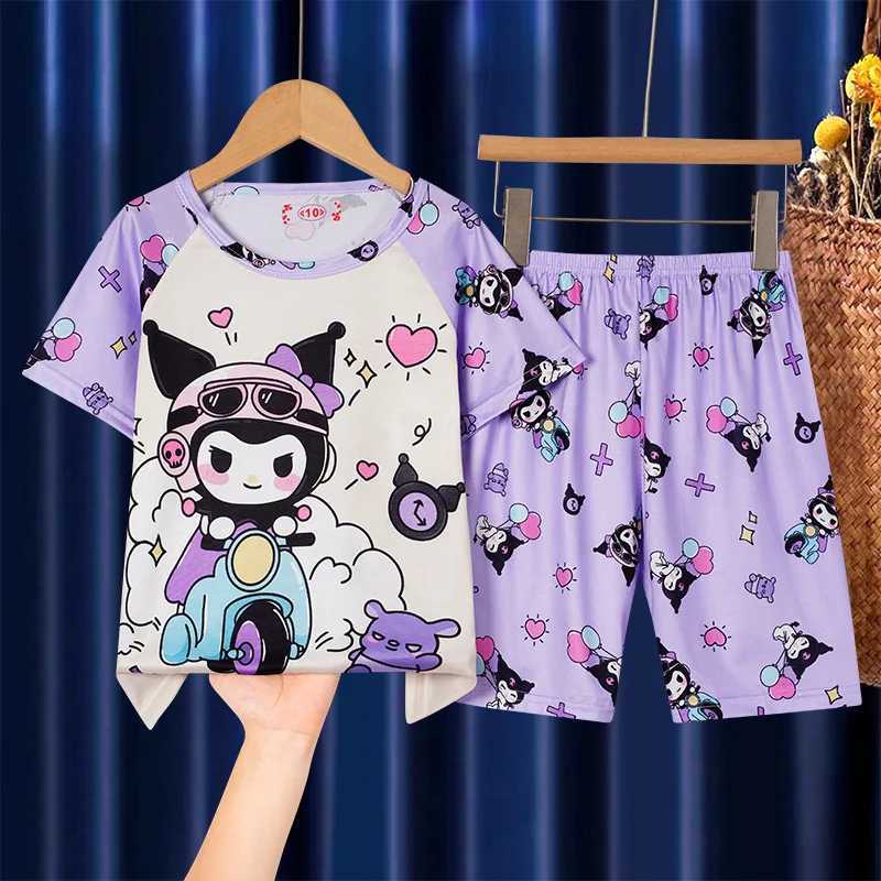 Child Sets Clothes Child Boy Loungewear Pajama Girl Pajama Childrens Stitch Pajamas Baby Girl Overalls Pajamas and Robes Little M250306