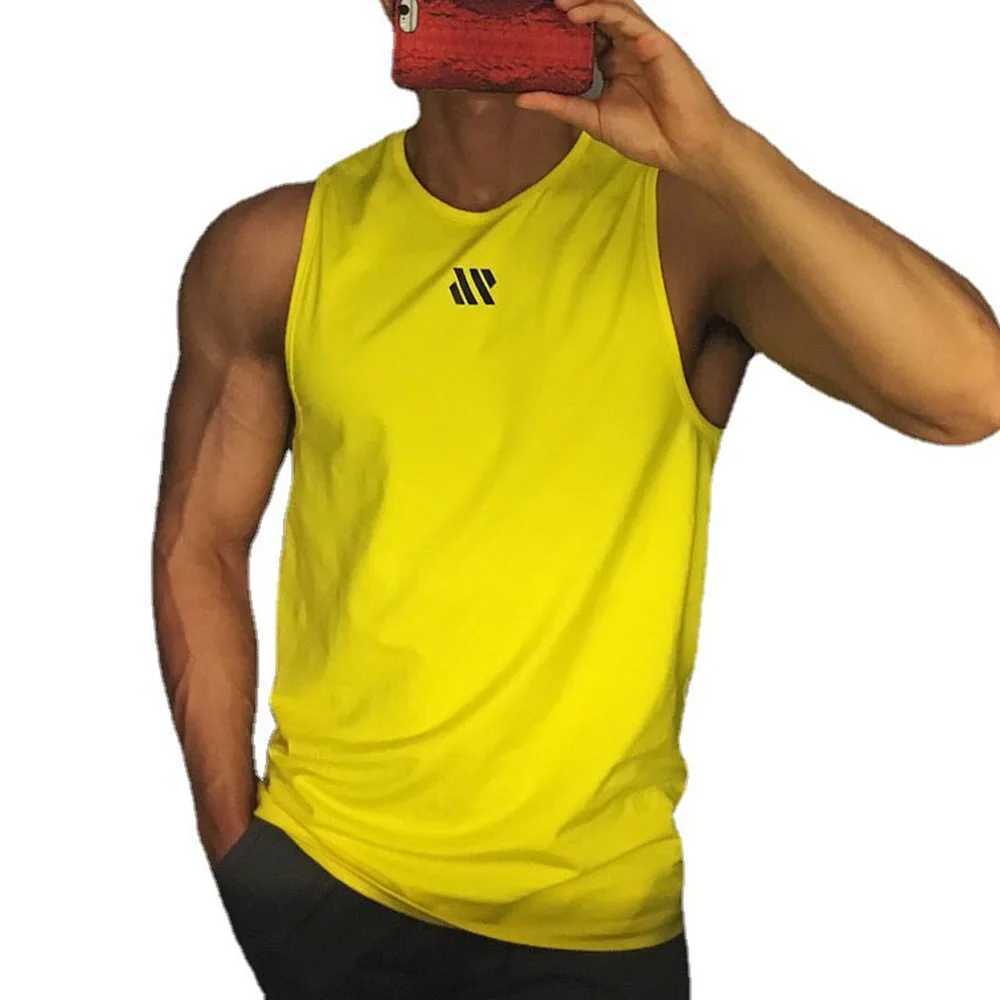 New Summer Sports Vest Male Gym Running T-Shirt Sleeveless Shirt Tank Tops Boy Fitness Basketball Top Tee Breathable UndershirtT250318