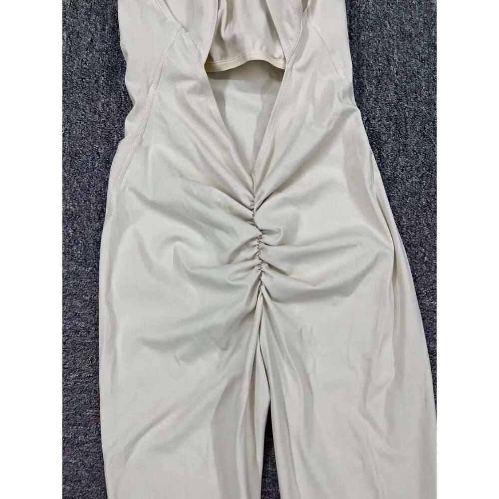 Buckle Neck Yoga Set Workout Legging Fiess Bodysuit Siamese Sports Women Tracksuit Gym One Piece Jumpsuit Active Wear KLMY