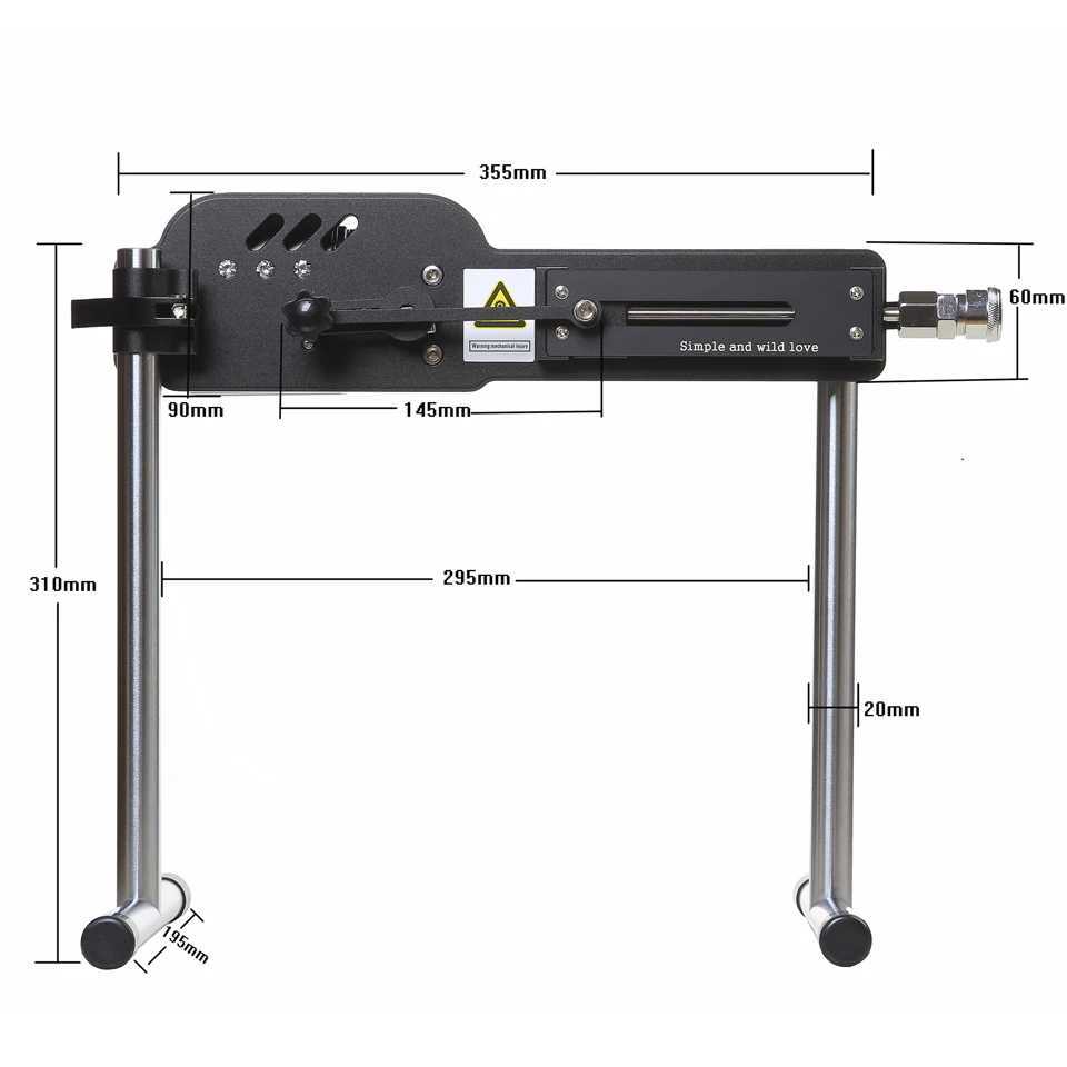 ROUGH BEAST Sex Machine Female Wireless Silent Masturbation Machine with Fake Penis Vac-U-Lock Attachment 70W Power Sex Toy MaleXJ250306