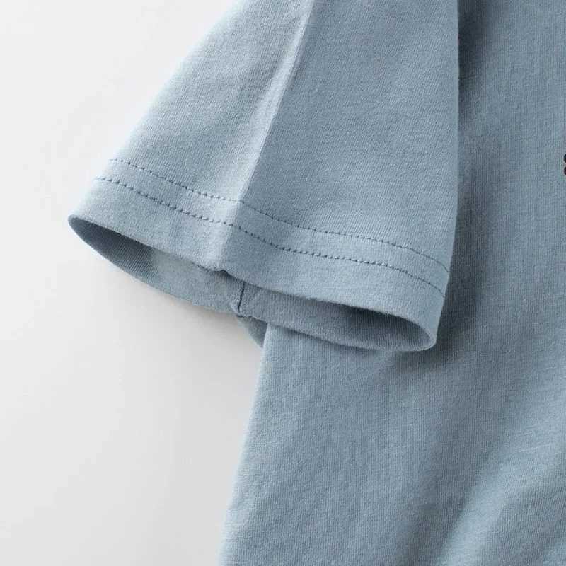 2025 Summer Brand New Boys Cartoon Tops Childrens T-Shirts Short Sleeve O-Neck Cotton Top Tees Kids Outfit 2 To 10 Years OldT250306