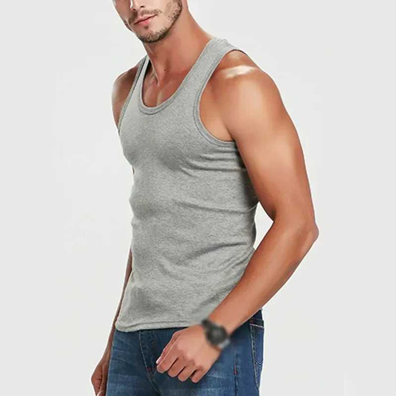 Cotton Mens A-Shirt TankTop Undershirt Mens Ribbed Soft T-Shirt TankTop Undershirt A-Shirt Comfortable FashionT250318