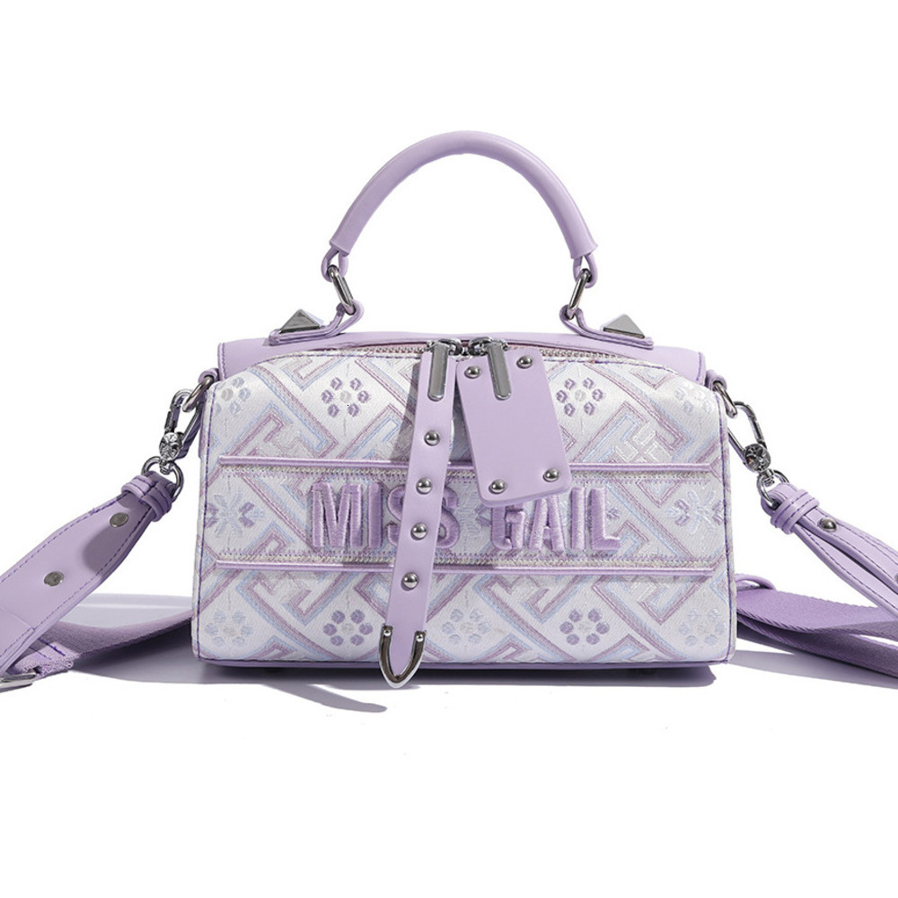 Xiaoxiangfeng Zhuangjin New Versatile Handbag, Large Capacity Commuting Fashion Boston Crossbody Bag, Women's Bag