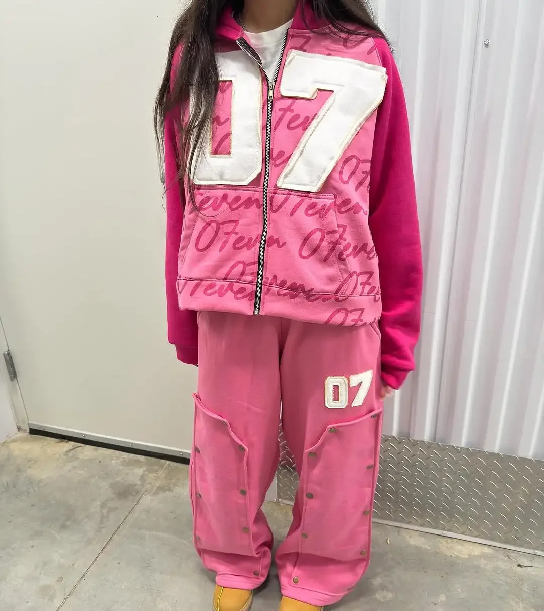 Y2k Fashion Sports pants American Vintage Hip Hop Men Women Jogger Drawstring Sweatpants Oversize Cargo Trousers Streetwear 250306