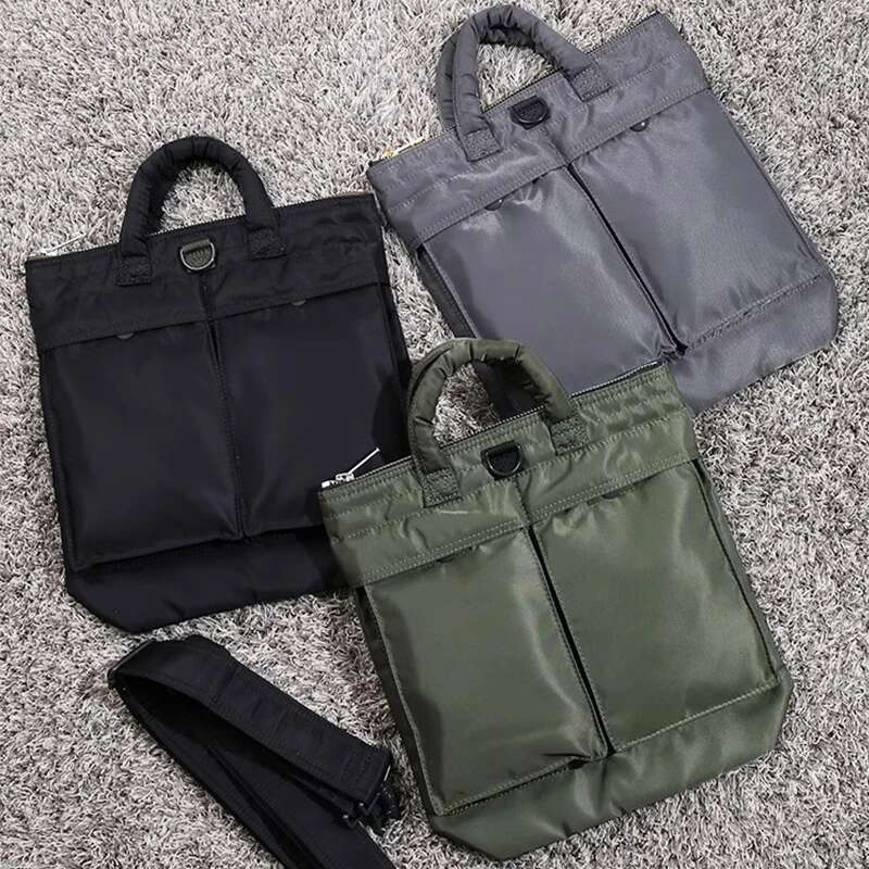 Japanese PX Tanker 2Way Helmet Fashion Daily Waist Pack Nylon Cloth Men Single Shoulder Handbag Bag Waterproof