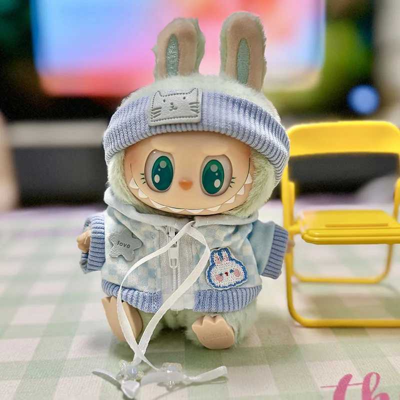 Mini Plush DollS Clothes Outfit Accessories For Korea Kpop Exo Labubu V1 V2 Idol sitting party Goose trendy plush Clothing GiftT250306