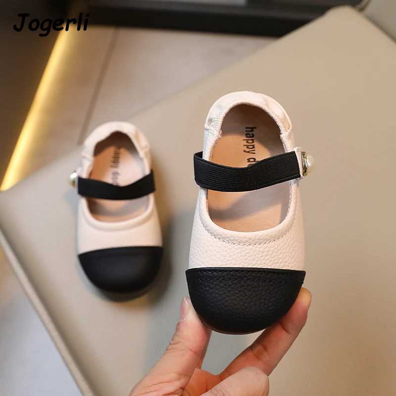 Girls Princess Fragrant Style PU Leather Shoes 2024 Autumn Spring Fashionable Baby Loafer Flats Size 21-30T250306