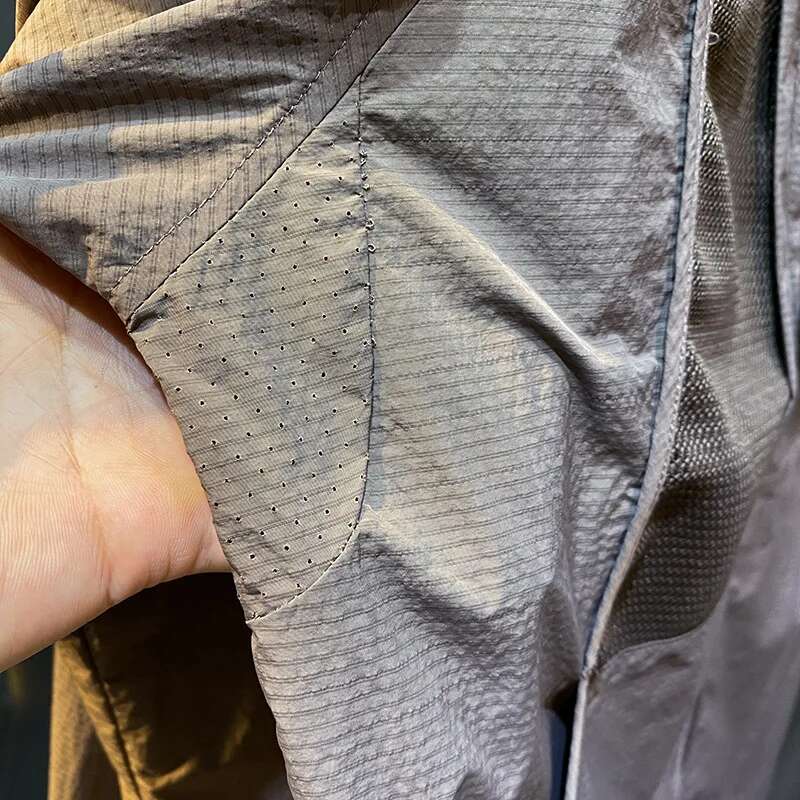 Summer Ultra-Thin Soft Ice Silk Sun Clothing Men2024new UV Protection Outdoor Fishing Hooded Climbing Jacket