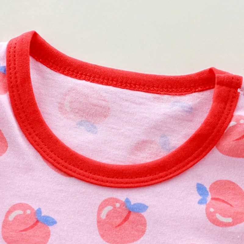 Children Boys Girls T shirt Short-Sleeved Clothes Summer Cute Printed T-Shirt Baby Bottoming Shirt Casual WearT250306