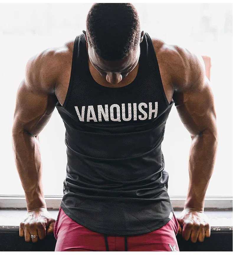 Summer new Men Vest Fashion Casual Men Clothing Sports Fitness Printed Slimming quick-dry Vest Joggers Gym Running waistcoat T250318