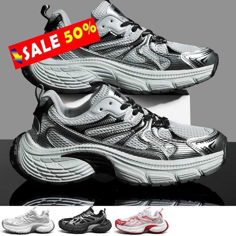 Men Casual Sports Shoes Marathon Race Lightweight Cushioning Men Running Shoes Outdoor Mountain Shoe Teenagers Walking Z250411