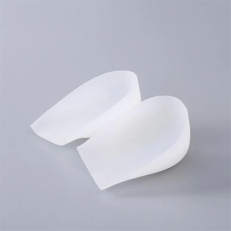 Unisex Invisible Height Increase 5CM Silicone Socks Gel Heel Pads Orthopedic Arch Support Heel Cushion Insoles Foot Massage Pad 250305